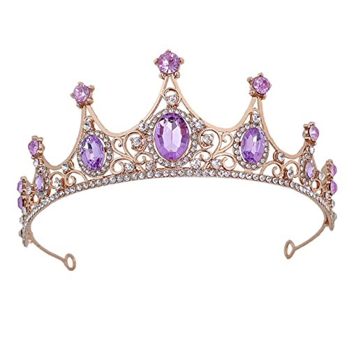 Beatifufu Braut Tiara Mit Kristallen Krone Für Hochzeiten Und Geburtstagsfeiern Stilvolles Haaraccessoire Für Damen Und Mädchen Luxuriöses Design Mit Feiner Verarbeitung von Beatifufu