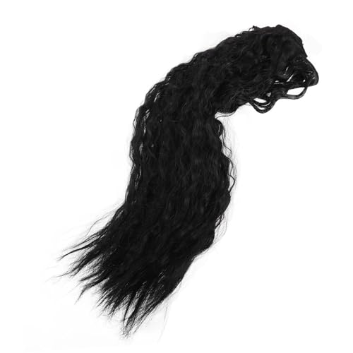 Beatifufu Curly Hair Extensions Für Damen Schwarze Wellen Und Locken-haarverlängerungen Teiliges Aus Hochwertigem Hitzebeständigem Material Installieren Für Jeden Anlass von Beatifufu
