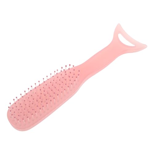 Beatifufu Mermaid Guasha Kamm mit Antirutschgriff Nylonzähne für Schonende Kopfhautmassage Statikfrei Geeignet für Damen und Herren Nass und Trocken Fördert Gesundes Haarstyling von Beatifufu