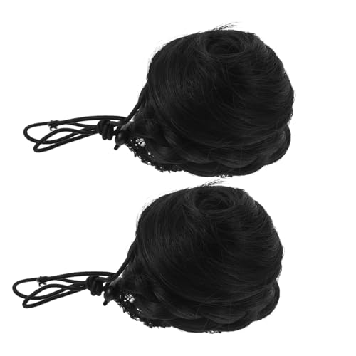Beatifufu Messy Bun Haarteil mit Katzenohr-klammer Faux Haar Dutt Extensions für Frauen Schnelle Hochsteckfrisur Clips Wiederverwendbare Haarschmuck für Alltag und Partys von Beatifufu
