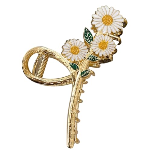 Beatifufu Metall Haarkralle mit Blumenmotiv Stabile Haarklammer für Dickes und Dünnes Haar Dekorative Haarspange für Frauen Praktischer Haarschmuck für Alltag Hochzeit und Besondere Anlässe von Beatifufu