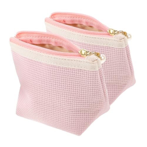 Beatifufu 2stücke Schminktasche Für Damen Kleine Reisetasche Make-up-Tasche Mit Staubdicht Für Reisen Und Täglichen Gebrauch von Beatifufu