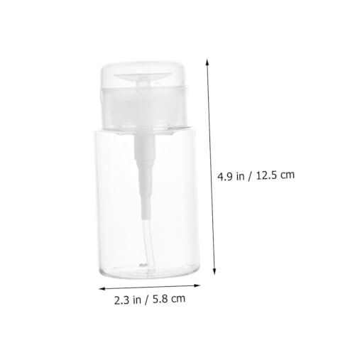 Beatifufu Nachfüllbare Pumpflasche für Reise Kosmetikbehälter Luftdichter Lotionspender mit Langlebigem Pumpdesign Wiederverwendbar und Auslaufsicher für Make up Entferner und von Beatifufu