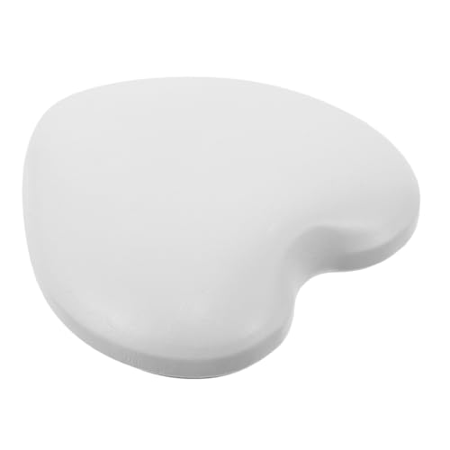 Beatifufu Nagelkunst-Handkissen Handkissen Kissen Ellbogenauflage Handauflagekissen Armlehne Nageltechnik Ellbogenkissen Maniküre Handauflage Nail Armauflage für Nail Tech Handruhe Pu Weiß von Beatifufu