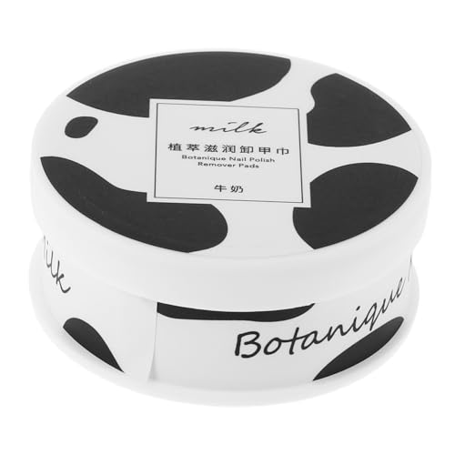 Beatifufu Nail Polish Remover Pads Sanfte Feuchtigkeitsspendende Wiederverwendbare Entferner Für Nagellack Praktischer Box Für Salon Und Zuhause Mit Angenehmem Milchduft von Beatifufu