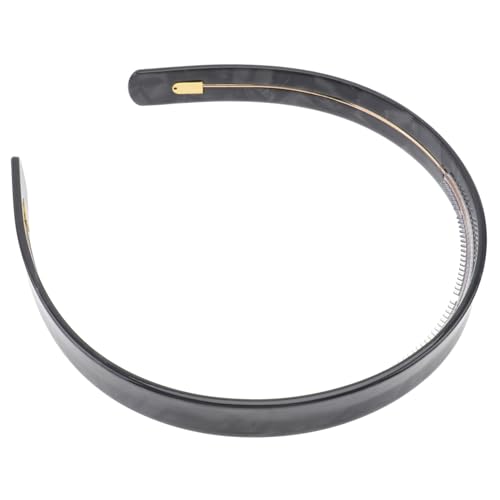 Beatifufu Non Slip Dusch Stirnband aus Langlebigem Acetat mit Einzigartigem Gezahntem Design Dekoratives Haarband für Damen Rutschfestes Haaraccessoire für Hautpflege und Alltag Carbon von Beatifufu