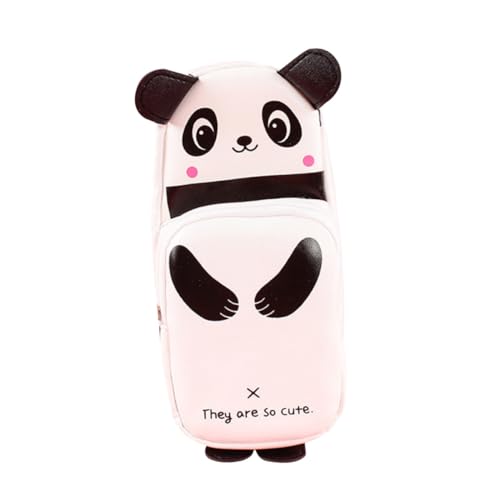 Beatifufu Panda Federmäppchen für Leichtes Tragbares Schreibwarentasche mit Reißverschluss Süßes Mäppchen für Schüler Praktischer Stiftehalter für Schüler und von Beatifufu