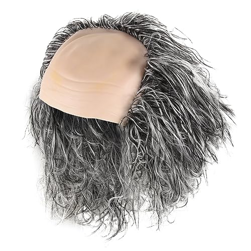 Beatifufu Perücke Für Ältere Männer Glatze Perücke Für Kostüm Für Opa Cosplay Für Alter Mann Für Wissenschaftler Kostüm Alte Mann Für Halloween Wiederverwendbar Pflegeleicht von Beatifufu
