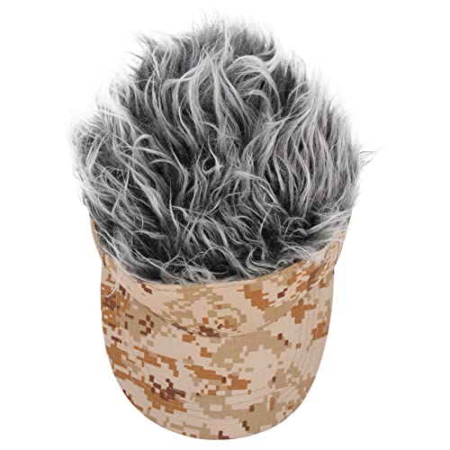 Beatifufu Hutperücke Baseballmütze Herren Mit Sonnenblende Einstellbare Baseballkappe Für Outdoor Aktivitäten Sportmütze Mit Kunsthaar Für Herren Und Damen Für Strand Reisen Und von Beatifufu