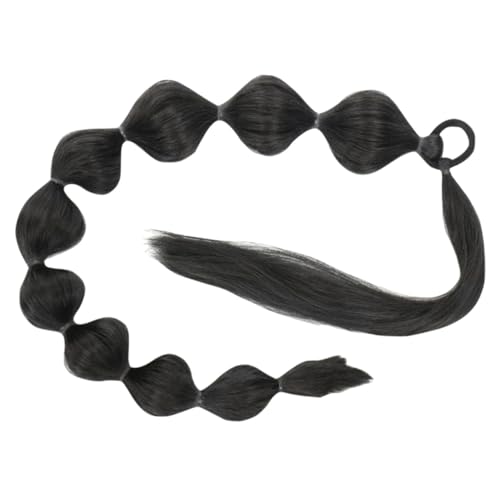 Beatifufu Pferdeschwanzverlängerung Mit Haargummi Bubble-pferdeschwanzverlängerung Lange Haarteil Für Zöpfe Bubble-haarverlängerung Für Frauen von Beatifufu