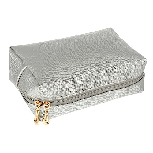 Beatifufu 1stück Kosmetiktasche Damen Große Kapazität Pu-Material Quadratisches Design Für Reisen Und Kosmetikaufbewahrung Leicht Praktisch Für Make-up Und Pflegeprodukte von Beatifufu