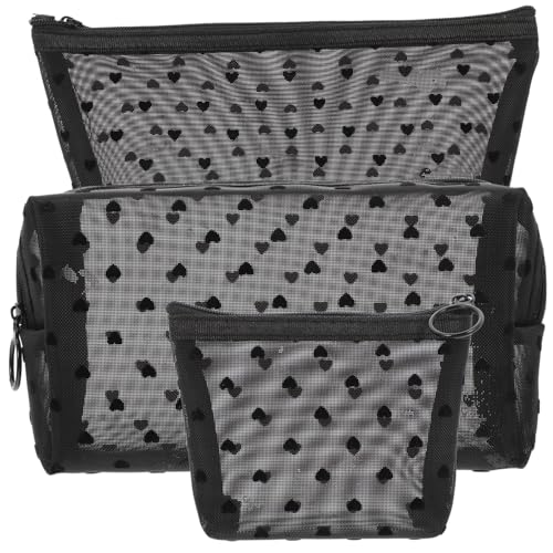 Beatifufu Reise-Kulturbeutel Netz-Make-up-Tasche Set mit Hautpflegetasche Kosmetiktasche Kulturbeutel für Frauen und Männer Beatifufu Reise-Kulturbeutel Netz-Make-up-Tasche Set mit Hautpflegetasche Kosmetiktasche Kulturbeutel für Frauen und Männer von Beatifufu