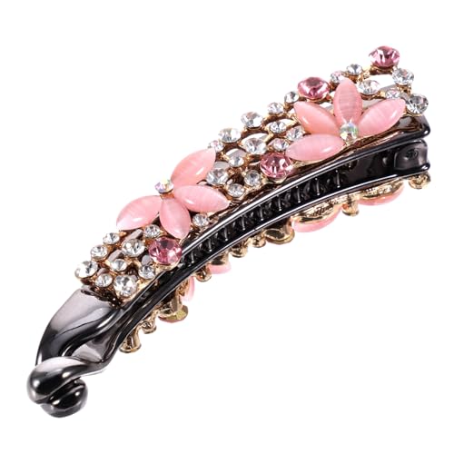 Beatifufu Rhinestone Bananenclip Haarspange für Dünnes Haar Kleine Haarklammer mit Stabilem Halt Modisches Haaraccessoire für Frauen und Teenager Leichter Ponytail Halter Langlebig und Beatifufu Rhinestone Bananenclip Haarspange für Dünnes Haar Kleine Haarklammer mit Stabilem Halt Modisches Haaraccessoire für Frauen und Teenager Leichter Ponytail Halter Langlebig und von Beatifufu