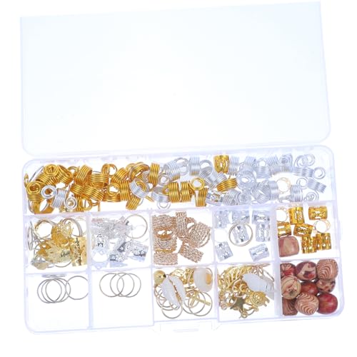 Beatifufu Robustes Legierungsmaterial 158 Stück Dreadlocks Schmuckhaar Für Barthaardekor von Beatifufu