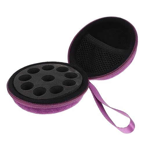 Beatifufu Runde Aufbewahrungstasche Für Ätherische Öle 10 Plätze Tragbar Für Reisen Organizer Für Parfümflaschen Beatifufu Runde Aufbewahrungstasche Für Ätherische Öle 10 Plätze Tragbar Für Reisen Organizer Für Parfümflaschen von Beatifufu