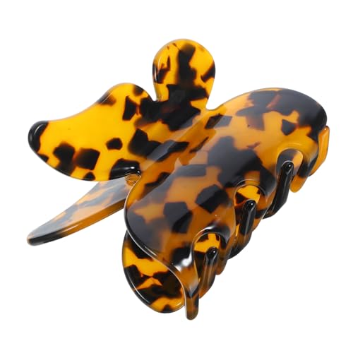 Beatifufu Schmetterling Haarkralle Damen Haarspange Langlebig Leicht Vielseitig für Hochsteckfrisuren und Dutt Modisches Accessoire Leopardmuster Frisurzubehör Reise Geeignet von Beatifufu