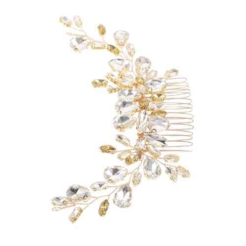 Beatifufu Seitlicher Haarkamm Mit Strasssteinen Kopfschmuck Für Braut Und Brautjungfern Hochzeitsschmuck Aus Strapazierfähigem Material Einfaches Styling Für Verschiedene Haartypen von Beatifufu