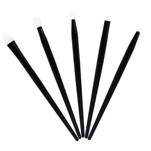 Beatifufu Silikon Make up Pinsel Langlebige Abnehmbare Kosmetikpinsel für Lippenstift Lidschatten Augenbrauen Weiche Praktische Applikatoren mit Robustem Griff für Präzises Auftragen von Beatifufu