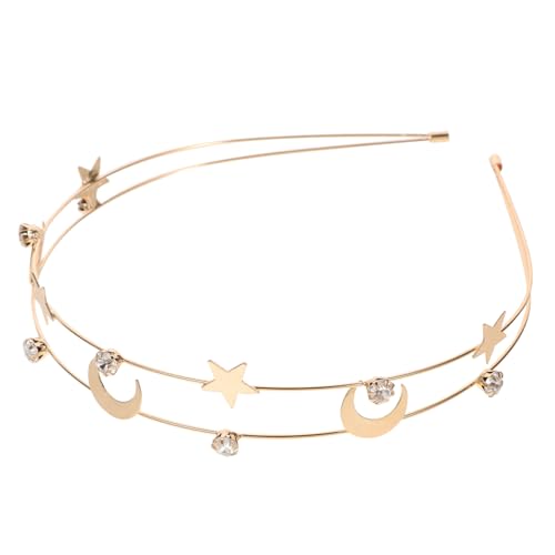 Beatifufu Stern Mond Stirnband Für Damen Stern Kopfschmuck Geburtstag Party Accessoires Haar Zubehör Göttinnen Schmuck von Beatifufu