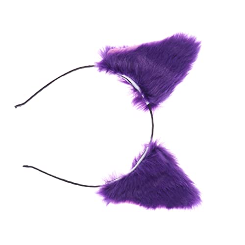 Beatifufu Stirnbänder Für Cute Cat Ear Headbands Katzenohren Stirnband Tierische Plüschkopfbedeckungen Stirnband Mit Tierohren Anime Hair Band Maid Headband Kind Schweineohr Mit Ohren von Beatifufu