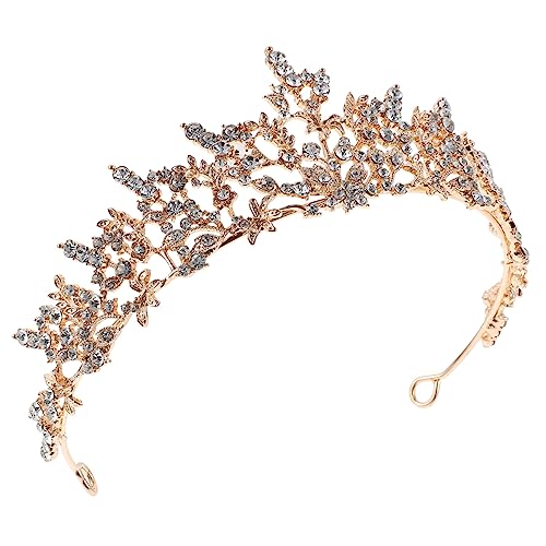 Beatifufu Rhinestone Krone Für Bräute Elegante Wasserstein-hochzeitskrone Für Frauen Für Hochzeiten Partys Und Kostüme Leicht Und Bequem Zu Tragen von Beatifufu