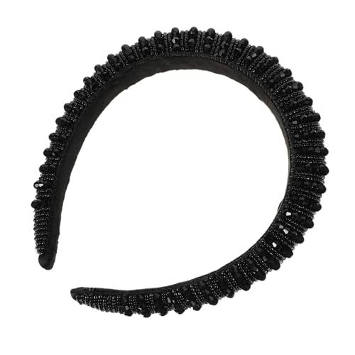 Beatifufu Strassbesetztes Damen Haarband Kristall Haarschmuck Barock Stil Breites Kopfschmuck für Hochzeit Party Braut Schmuck Elegant und Handgefertigt von Beatifufu