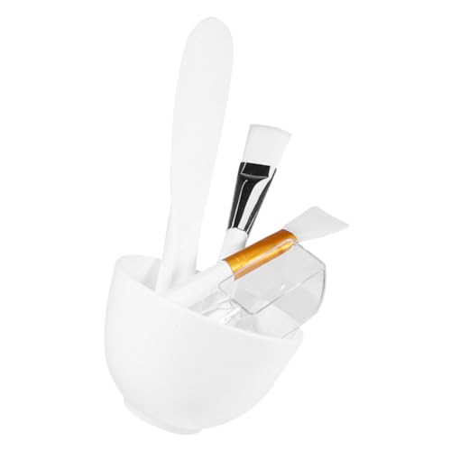 Beatifufu Teiliges DIY Gesichtsmasken Silikon Rührschüssel mit Stab Pinsel Löffel Multifunktionales Beauty Werkzeug für Hautpflege und Haarstyling Leicht zu Reinigen Kompakt von Beatifufu