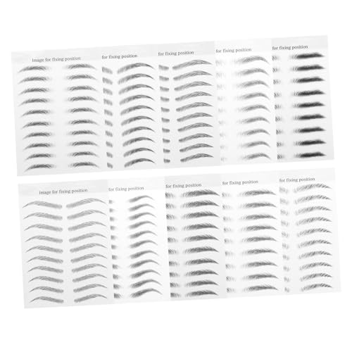 Beatifufu 10 Blatt Augenbrauen-sticker 3d-haar-ähnliche Augenbrauen-schablonen Wiederverwendbare Augenbrauen-transfer-templates Beatifufu 10 Blatt Augenbrauen-sticker 3d-haar-ähnliche Augenbrauen-schablonen Wiederverwendbare Augenbrauen-transfer-templates von Beatifufu