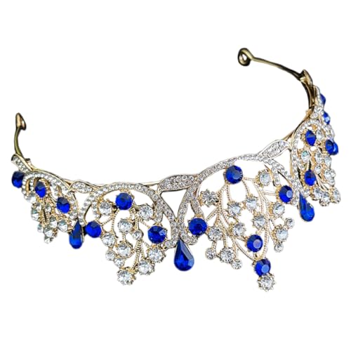 Beatifufu Hochzeit Braut Kopfschmuck Pageant Crown Strass Kopfschmuck Frauen Geburtstag Party Haar Zubehör von Beatifufu