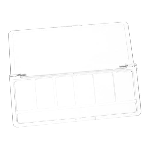 Beatifufu Transparente Make up Palette mit Fächern Leere Organizer Box für Lidschatten und Concealer Robuste Kunststoff Aufbewahrung für Reisen und Tägliche Kosmetik Vielseitige von Beatifufu