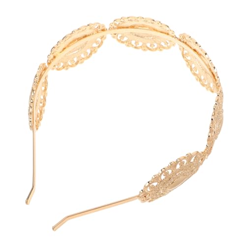 Beatifufu Vintage Boho Metall Haarband für Damen Hohl Oval Verziertes Haarreif mit Komfortpassform Robustes Retro Haaraccessoire für Hochzeit Party und Festival von Beatifufu