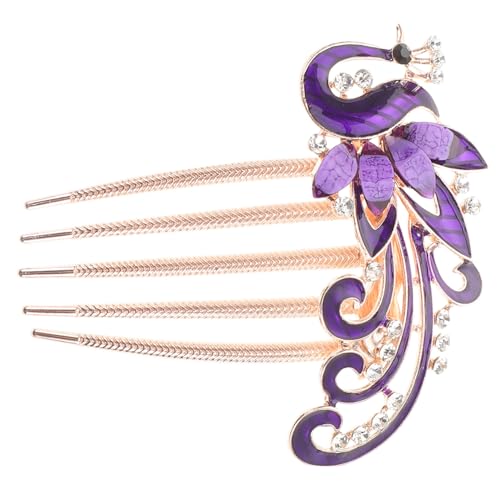 Beatifufu Wasserdichter Strass Haarkamm Brautschmuck mit Farbigen Kristallen Eleganter Haarkamm für Hochzeit und Festliche Anlässe Dekorativer Braut Haarschmuck für Stilvolle von Beatifufu