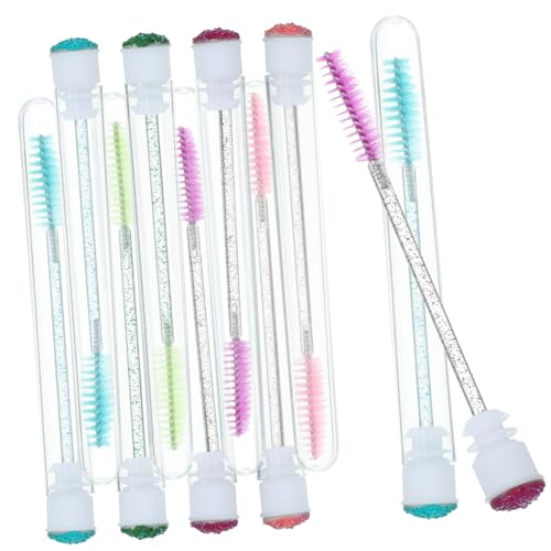 Beatifufu Wimpern-mascara-pinsel-set Mit Natürlichem Finish Abs-tube Tragbar Diamant- Wimpernbürste Make-up-stäbchen Zufällige Farbe von Beatifufu