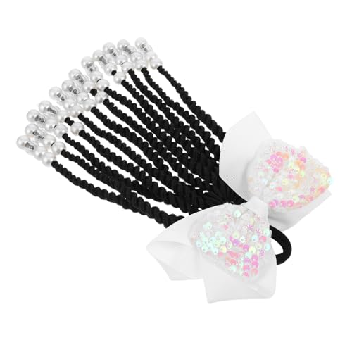 Beatifufu Zöpfe Haarverlängerung mit Perlen und Clip Realistische Geflochtene Pferdeschwanz Extensions Einfaches Anbringen für Mädchen Geeignet für Partys Kostüme und Rollenspiele von Beatifufu