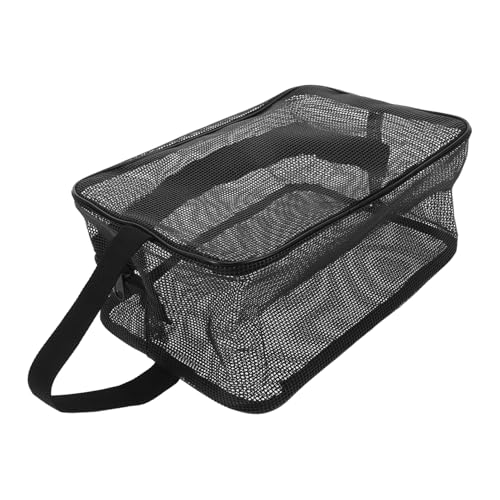 Beatifufu wasserdichte Mesh Waschbeutel mit Tragegriff Großer Kulturbeutel für Camping Fitness und Reisen Robuster Dusch Organizer für Herren Praktischer Kosmetik Aufbewahrungsbeutel von Beatifufu