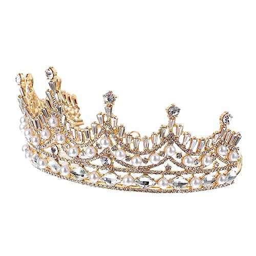 Beatifufu Haarschmuck Für Damen Braut-stirnband Strass-krone Hochzeits-kopfbedeckung Für Mädchen von Beatifufu