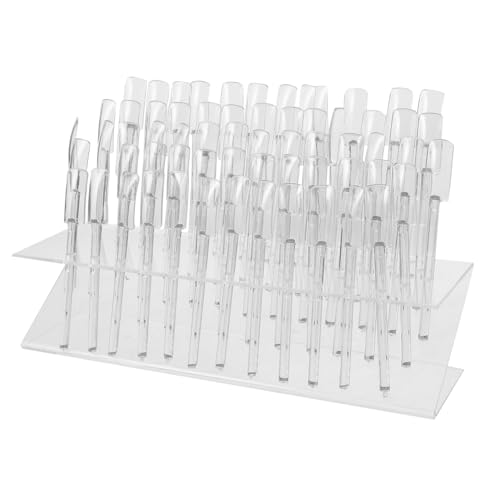 Z Förmiger Tragbarer Organizer für Nagellackmuster für Reisen und Nagelkunstlagerung von Beatifufu