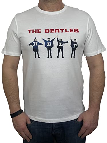 Beatles Herren T-Shirt, Help!, weiß (Small) von The Beatles