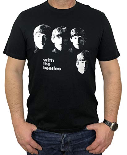 Beatles Herren T-Shirt, with, schwarz (X-Large) von The Beatles