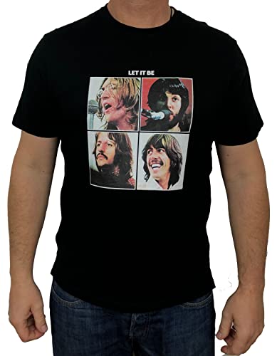 Beatles T-Shirt, Let it be 1', Schwarz, Herren, Farbe:Schwarz, Größe:XX-Large von Beatles