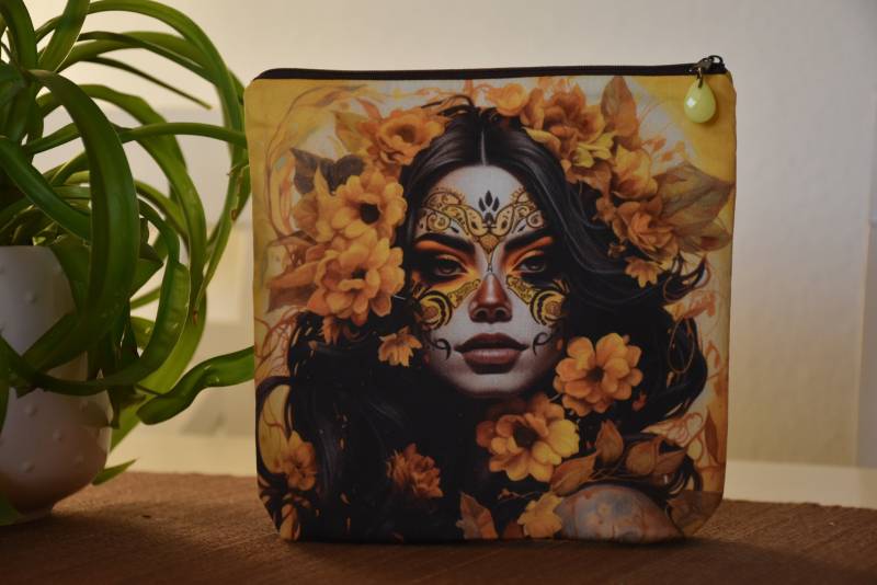 Projekttasche "Los Muertos Gelb 2"... 20 X 19 4 cm | Pt402076 von BeatriceLampe