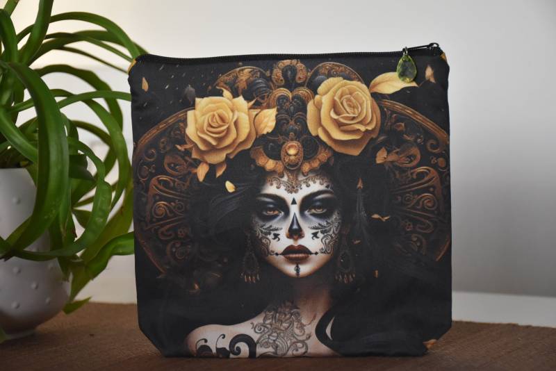 Projekttasche "Los Muertos Gelb 5"... 20 X 19 4 cm | Pt402072 von BeatriceLampe