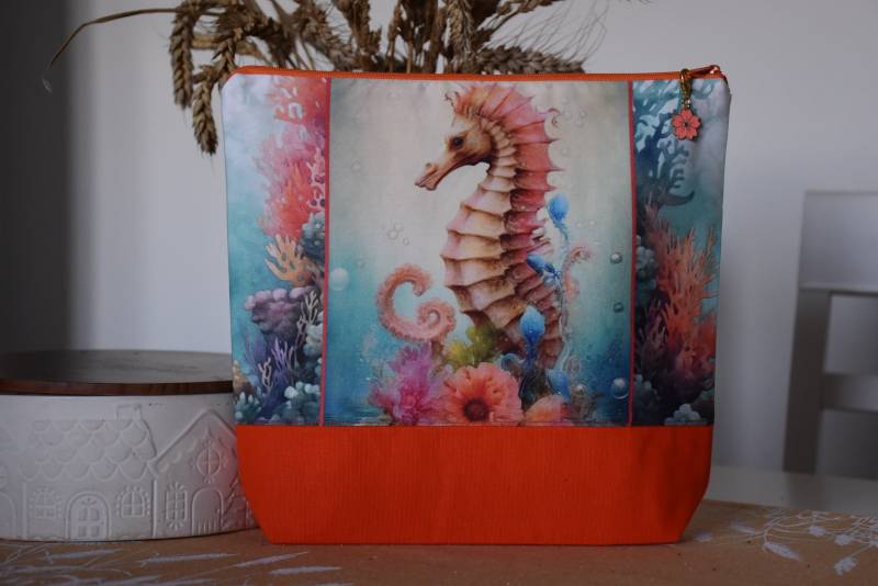 Projekttasche "Seepferdchen"... 27 X 24, 5 6 cm | Pt501023 von BeatriceLampe