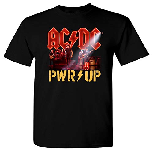AC/DC PWR UP Stage - Herren-Shirt - ACDC Shirt - Power Up Fan-Shirt - 100% Baumwolle - Langlebig und robust - Rundkragen - Kurzarm - Power Up - Schwarz (5XL) von Beats & More