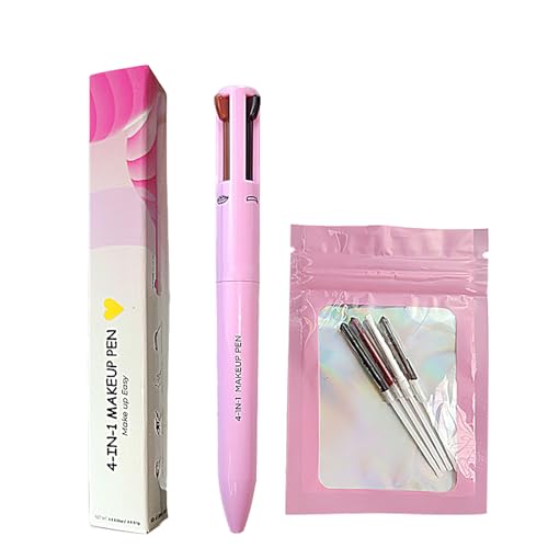 BeauFairy 4 in 1 Makeup Pen, Multifunktionaler Kosmetikstift mit Nachfüllung, Wasserfester Makeup Beauty Pencil, Augenbrauenstifte, Eyeliner, Lipliner und Textmarker, Langanhaltend Face Make-Up von BeauFairy