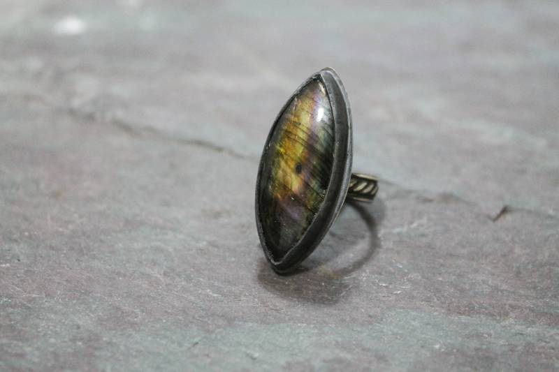 Labradoritring Labradoritring von BeauRegardeDesigns