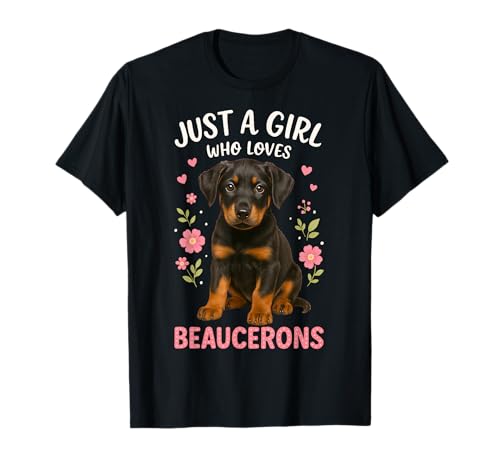 Nur EIN Mädchen, das Beauceron liebt T-Shirt von Beauceron Dog