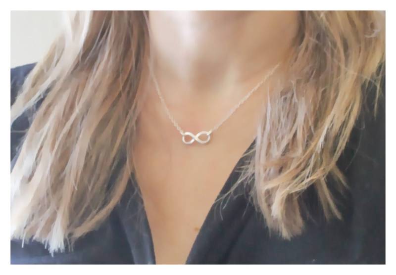 sterling Silber Infinity Kette Schmuck Für Jeden Tag von BeaucoupdeBeads