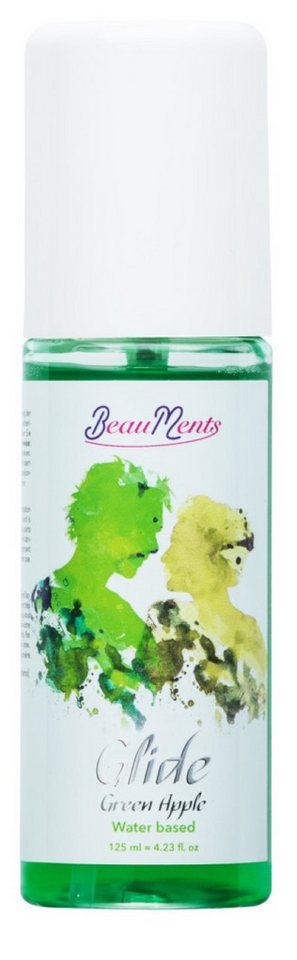 Beauments Gleitgel 125 ml - BeauMents Glide Green Apple (water based von Beauments