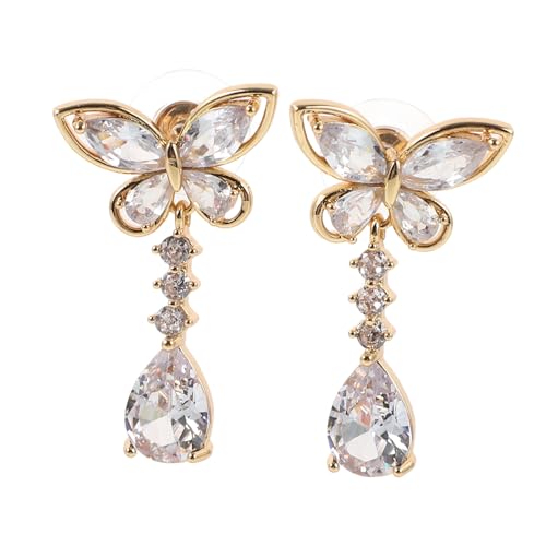 1 Paar Goldene Ohrringe mit Hängende Ohrringe für Damen für Partys Hochzeiten Täglichen Gebrauch von Beaupretty